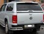 Rear bumper protection Volkswagen Amarok 2016-... - type: double corners фото 2