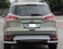 Rear bumper protection Ford Escape 2013-2016 - type: with additional corners фото 3
