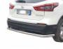 Защита заднего бампера Nissan Qashqai 2018-2021 - тип: полная окантовка фото 0