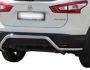 Rear bumper protection Nissan Qashqai 2018-2021 - type: complete фото 0