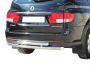 Ssangyong Kyron rear bumper protection - type: double фото 0