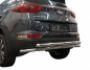 Rear bumper protection Kia Sportage 2019-2021 - type: double фото 0