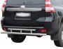 Rear bumper protection Toyota Prado 150 - type: double фото 0