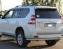 Rear bumper protection Toyota Prado 150 - type: pipe with corners фото 2