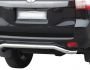 Toyota Prado 150 rear bumper protection - type: curved pipe model фото 0