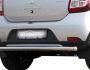 Sandero Stepway rear bumper protection - type: single pipe фото 0