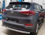 Rear bumper protection Hyundai Tucson 2015-2019 - type: single pipe фото 2