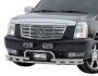 Front bumper protection Cadillac Escalade ESV 2007-2014 - type: with number stroke фото 0
