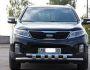 Bumper protection Kia Sorento Fl 2013-2016 - type: model with plates фото 3