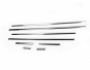 Lower glass trim Citroen C4 SD stainless steel 8 pcs фото 0