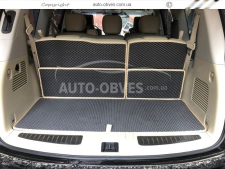 Trunk mat Nissan Armada 2016-... - type: 5 parts eva фото 1