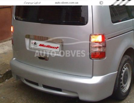 Rear bumper trim Volkswagen Caddy 2010-2015 - type: paintable фото 4