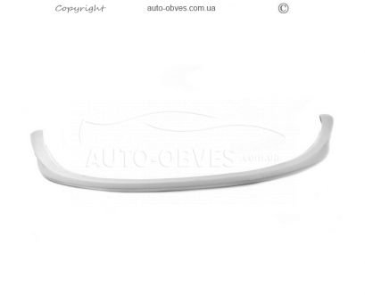 Front bumper overlay Chevrolet Aveo T200 2002-2008 - type: under painting фото 0