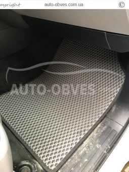 Toyota Sequoia floor mats - type: 3 rows of eva, middle row - armrest фото 7