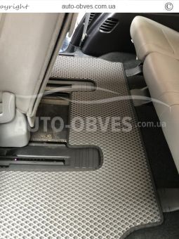 Toyota Sequoia floor mats - type: 3 rows eva, middle row - passage фото 7