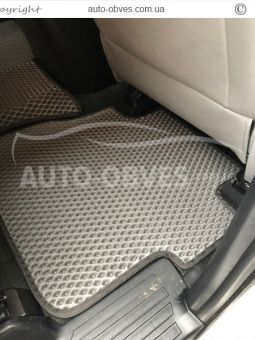 Toyota Sequoia floor mats - type: 3 rows of eva, middle row - armrest фото 4