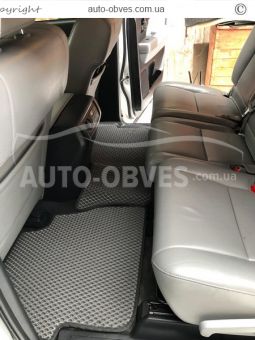 Toyota Sequoia floor mats - type: 3 rows of eva, middle row - armrest фото 2