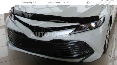 Дефлектор капота мухобойка Toyota Camry 2018-... - тип: турция фото 3