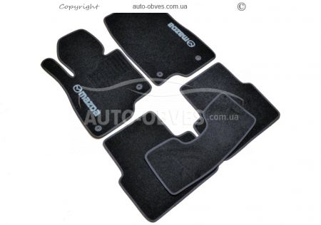 Mats Mazda 3 2019-... - material: - pile, qt 5pcs фото 0