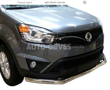 Front bumper protection Ssangyong Korando, Actyon 2014-2018 фото 0