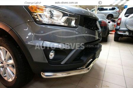 Front bumper protection Ssangyong Korando, Actyon 2014-2018 фото 2