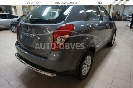 Ssangyong Korando rear bumper protection - type: single pipe фото 3