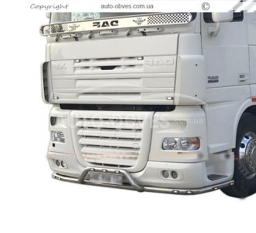 Front bumper protection DAF XF euro 5 - additional service: installation of diodes v2 фото 1