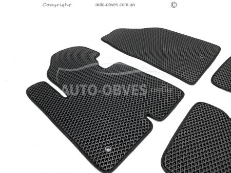 Floor mats Hyundai Santa Fe 2013-2016 black 5 pcs - type: Eva фото 3