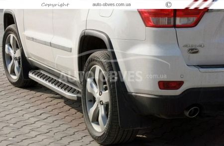 Боковые подножки Geely Emgrand X7 2011-2016 - style: Voyager фото 4