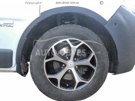 Fender flares Renault Trafic - type: ABS фото 2
