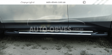 Running boards Nissan X-Trail t30 - Style: Audi фото 5