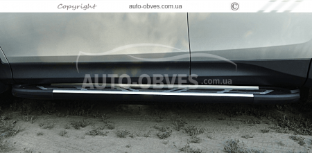 Підніжки Nissan Terrano 2014-2018 - style: Audi фото 3