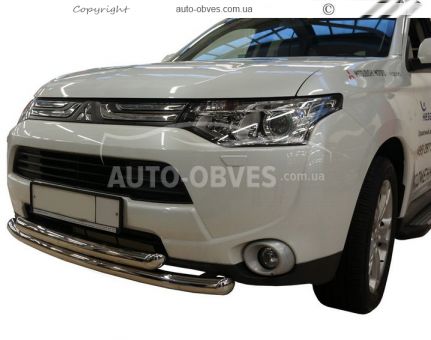 Двойная дуга Mitsubishi Outlander 2013-2015 фото 0