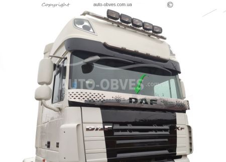 Protective lining on the windshield balcony for DAF XF - 1 pc v3 photo 6