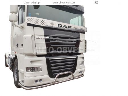 Front bumper protection DAF XF euro 5 - additional service: installation of diodes v3 photo 6