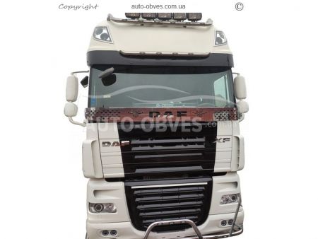 Дефлектор капоту мухобійка DAF XF - тип: 1 шт v3 фото 2