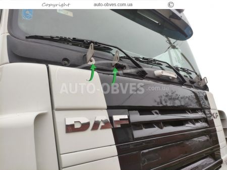 Protective lining on the windshield balcony for DAF XF - 1 pc v3 photo 5