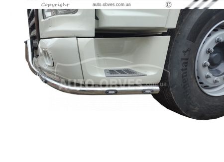 Front bumper protection DAF XF euro 5 - additional service: installation of diodes v3 photo 4