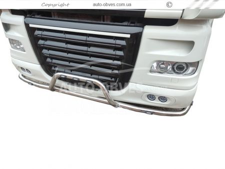 Front bumper protection DAF XF euro 5 - additional service: installation of diodes v3 photo 3