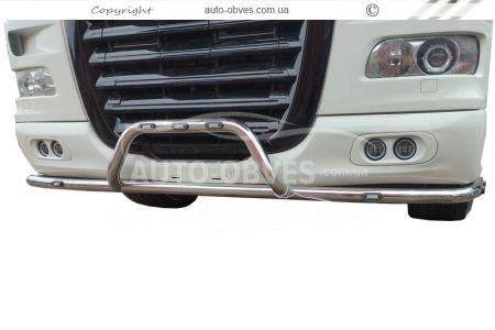 Front bumper protection DAF XF euro 5 - additional service: installation of diodes v3 photo 1