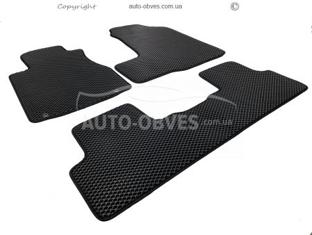 Floor mats for Honda CRV 2007-2012 black 4 pcs - type: Eva фото 0