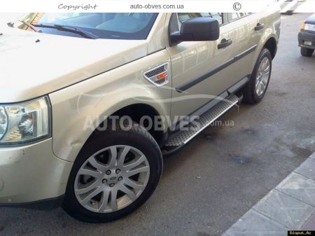 Подножки Land Rover Freelander - style: BMW фото 2