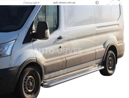 Side platforms Peugeot Boxer 2015-… - L1\L2\L3 bases Ø:42|51|60mm фото 0