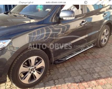 Підніжки Hyundai Santa Fe 2010-2012 - style: Audi фото 6