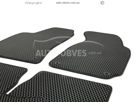 Floor mats Volkswagen Passat B5 black 5 pcs - type: Eva фото 2