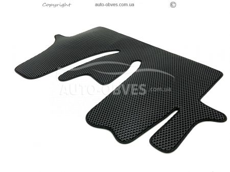 Floor mats Volkswagen T6 1+2 black - type: Eva фото 2
