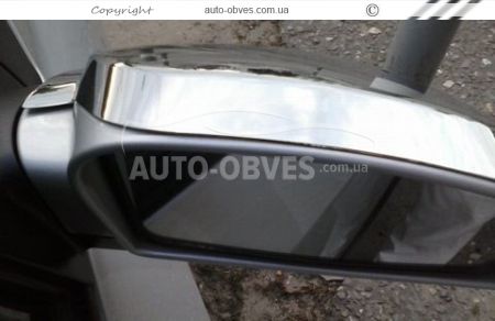 Накладки на зеркала Hyundai Getz abs хром фото 3