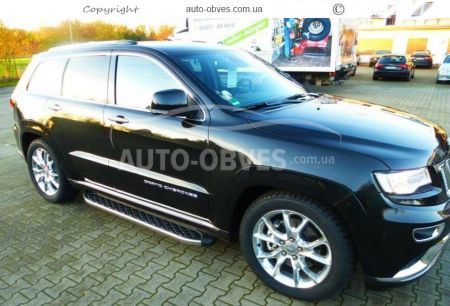 Боковые подножки Jeep Grand Cherokee 2010-2016 - style: Voyager фото 4