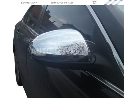 Накладки на зеркала Mazda 6 нержавейка фото 3