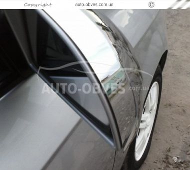 Накладки на дзеркала Hyundai Getz - тип: abs хром фото 4